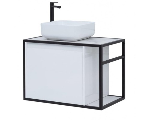 Тумба под раковину Aquanet Nova Lite Loft 75 L белый 261650