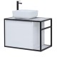 Тумба под раковину Aquanet Nova Lite Loft 75 L белый 261650