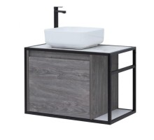 Тумба под раковину Aquanet Nova Lite Loft 75 L дуб рошелье 