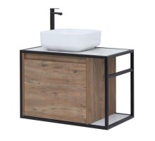 Тумба под раковину Aquanet Nova Lite Loft 75 L дуб рустикальный 
