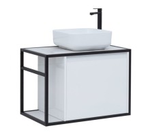 Тумба под раковину Aquanet Nova Lite Loft 75 R белый 