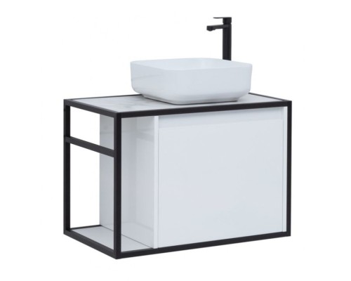 Тумба под раковину Aquanet Nova Lite Loft 75 R белый 261649 Тумба под раковину Aquanet Nova Lite Loft 75 R белый 261649