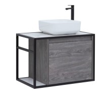 Тумба под раковину Aquanet Nova Lite Loft 75 R дуб рошелье 