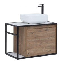 Тумба под раковину Aquanet Nova Lite Loft 75 R дуб рустикальный