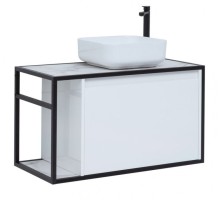 Тумба под раковину Aquanet Nova Lite Loft 90 R белый