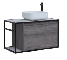 Тумба под раковину Aquanet Nova Lite Loft 90 R дуб рошелье