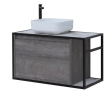 Тумба под раковину Aquanet Nova Lite Loft 90 L дуб рошелье