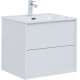 Тумба под раковину Aquanet Lino 60 (Flat) белый глянец 287540