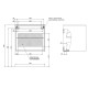 Тумба под раковину Aquanet Lino 60 (Flat) белый глянец 287540