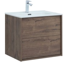 Тумба под раковину Aquanet Lino 60 (Flat) дуб веллингтон 