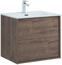 Тумба под раковину Aquanet Lino 60 (Flat) дуб веллингтон