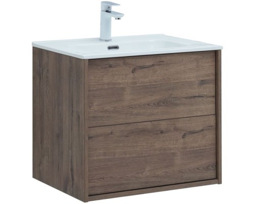 Тумба под раковину Aquanet Lino 60 (Flat) дуб веллингтон 287541 Тумба под раковину Aquanet Lino 60 (Flat) дуб веллингтон 287541