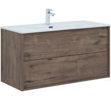 Тумба под раковину Aquanet Lino 100 (Flat) дуб веллингтон 