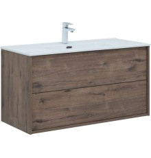 Тумба под раковину Aquanet Lino 100 (Flat) дуб веллингтон