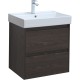 Тумба под раковину Aquanet Nova Lite 60 дуб черный (2 ящика) 287894