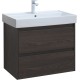 Тумба под раковину Aquanet Nova Lite 75 дуб черный (2 ящика) 287895