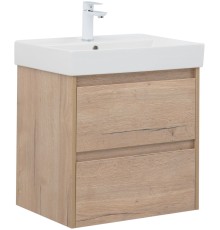 Тумба под раковину Aquanet Nova Lite 60 дуб крафт (2 ящика)