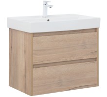 Тумба под раковину Aquanet Nova Lite 75 дуб крафт (2 ящика) 