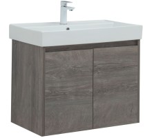 Тумба под раковину Aquanet Nova Lite 75 дуб рошелье (2 дверцы) 