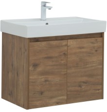 Тумба под раковину Aquanet Nova Lite 75 дуб рустикальный (2 дверцы) 