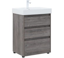Тумба под раковину Aquanet Nova Lite 60 дуб рошелье (3 ящика) 