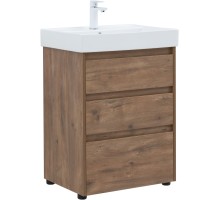 Тумба под раковину Aquanet Nova Lite 60 дуб рустикальный (3 ящика)