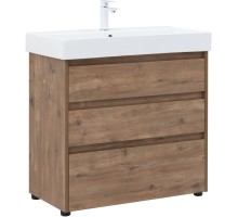 Тумба под раковину Aquanet Nova Lite 85 дуб рустикальный (3 ящика)