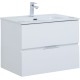 Тумба под раковину Aquanet Алвита New 70 2 ящика, белый матовый 303909