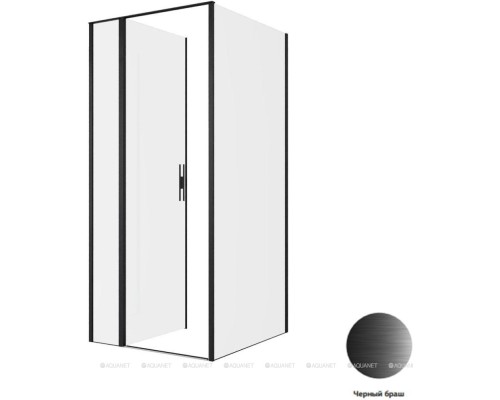 Душевой уголок Allen Brau Priority 90x100 3.31027.BBA + 3.31048.BBA черный браш