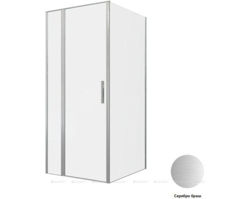 Душевой уголок Allen Brau Priority 90x100 3.31026.BA + 3.31047.BA серебро браш