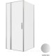 Душевой уголок Allen Brau Priority 90x100 3.31026.BA + 3.31047.BA серебро браш