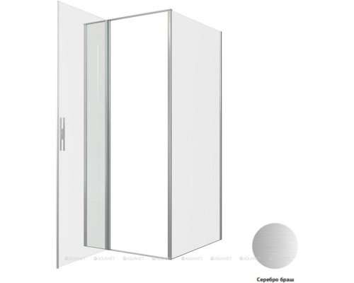 Душевой уголок Allen Brau Priority 90x100 3.31026.BA + 3.31047.BA серебро браш