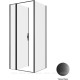 Душевой уголок Allen Brau Priority 90x80 3.31027.BBA + 3.31042.BBA черный браш