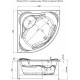 Фронтальный экран Aquanet Malta 150