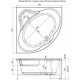 Фронтальный экран Aquanet Santiago 160