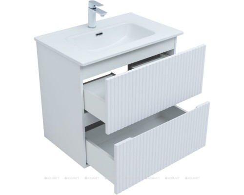 Тумба под раковину Aquanet Джейн 70 белый матовый 313285
