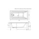 Фронтальный экран Aquanet Bright 145