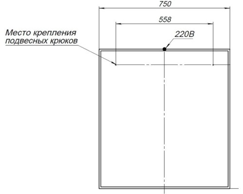 Зеркало Aquanet Nova Lite 75 дуб рошелье LED 242258 Зеркало Aquanet Nova Lite 75 дуб рошелье LED 242258