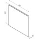 Зеркало Aquanet Nova Lite 90 белый LED 242264