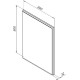 Зеркало Aquanet Nova Lite 60 дуб рошелье LED 242621