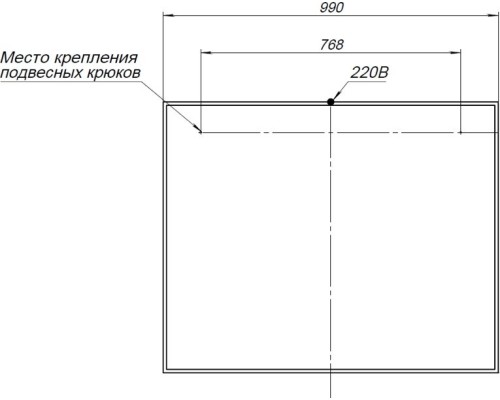 Зеркало Aquanet Nova Lite 100 белый LED 242622 Зеркало Aquanet Nova Lite 100 белый LED 242622
