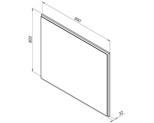 Зеркало Aquanet Nova Lite 100 дуб рошелье LED 242623 Зеркало Aquanet Nova Lite 100 дуб рошелье LED 242623