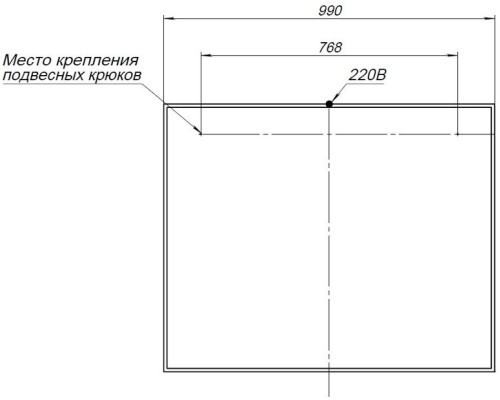 Зеркало Aquanet Nova Lite 100 дуб рошелье LED 242623 Зеркало Aquanet Nova Lite 100 дуб рошелье LED 242623