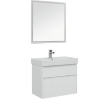 Мебель для ванной Aquanet Nova Lite 75 белый (2 ящика) 
