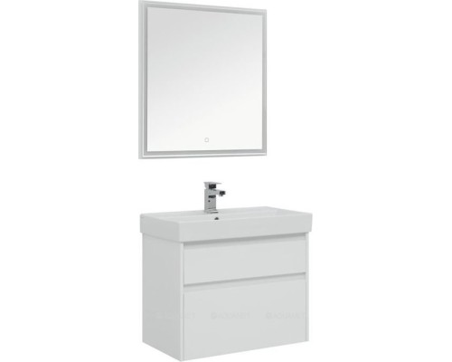 Мебель для ванной Aquanet Nova Lite 75 белый (2 ящика) 242903 Мебель для ванной Aquanet Nova Lite 75 белый (2 ящика) 242903