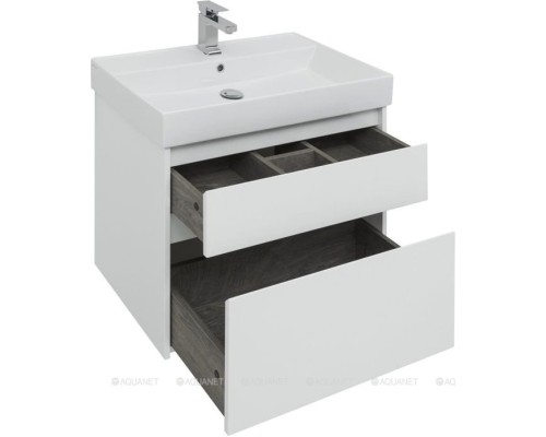 Мебель для ванной Aquanet Nova Lite 75 белый (2 ящика) 242903 Мебель для ванной Aquanet Nova Lite 75 белый (2 ящика) 242903