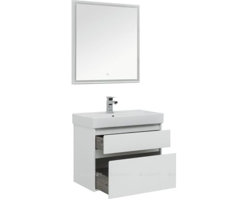 Мебель для ванной Aquanet Nova Lite 75 белый (2 ящика) 242903 Мебель для ванной Aquanet Nova Lite 75 белый (2 ящика) 242903