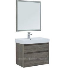 Мебель для ванной Aquanet Nova Lite 75 дуб рошелье (2 ящика)