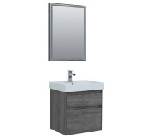 Мебель для ванной Aquanet Nova Lite 60 дуб рошелье (2 ящика) 