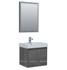 Мебель для ванной Aquanet Nova Lite 60 дуб рошелье (1 ящик)